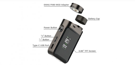 Vaporesso Swag PX80 510 Adapter